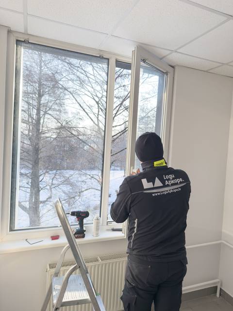 SIA Logu Apkope — loga remonta darbu piemērs Rīgā