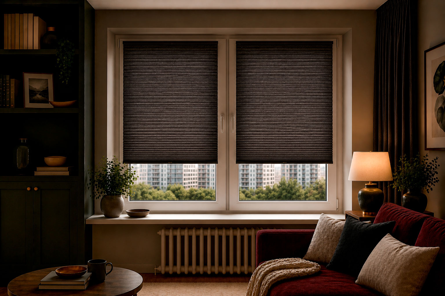 Pleated blinds in Riga — for sloped and standard windows | SIA Logu Apkope